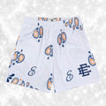 EE WHITE PAISLEY SHORTS