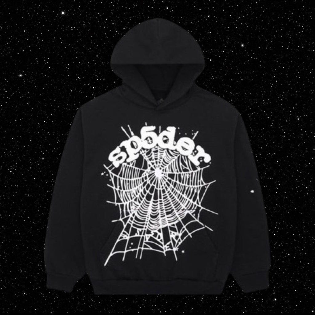SP5 BLACK OG WEB HOODIE