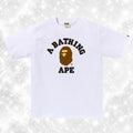 WHITE BAP COLLEGE TEE