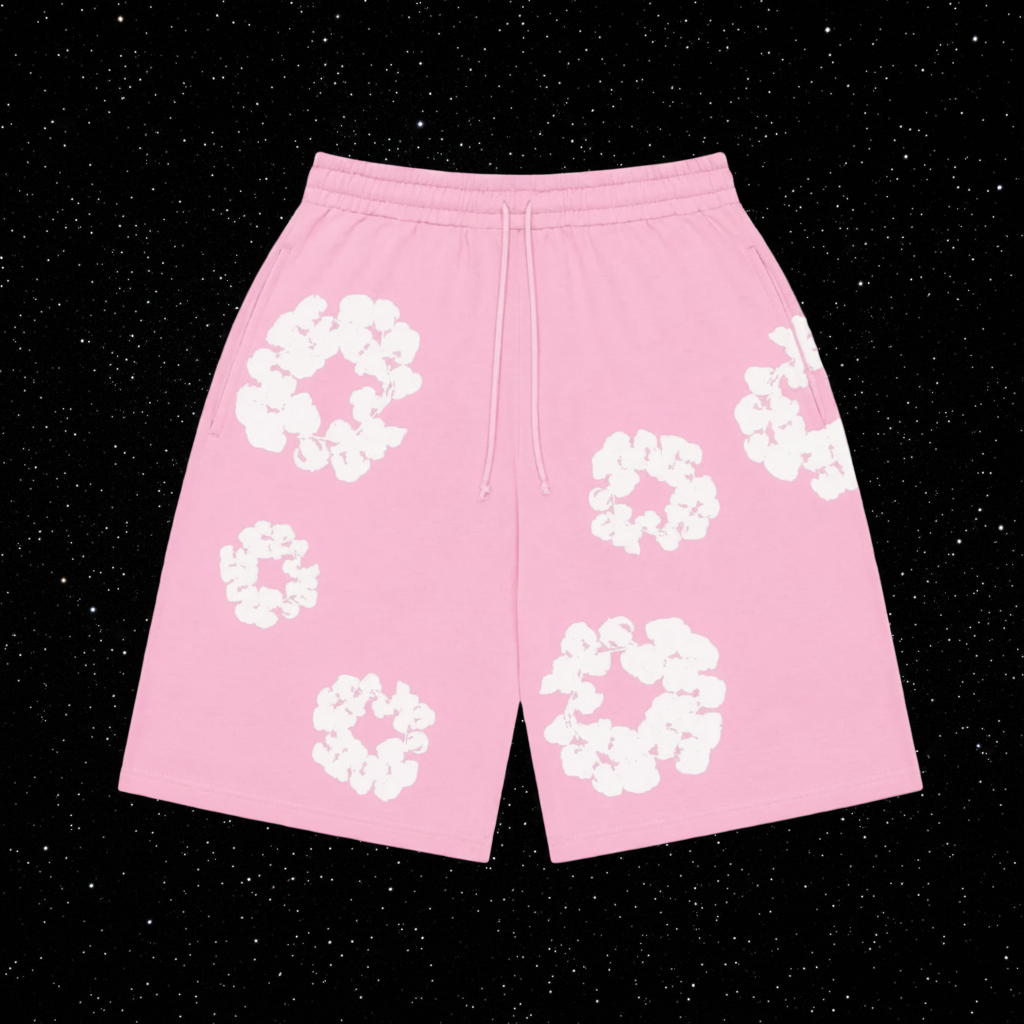 PINK DEMIM SHORTS