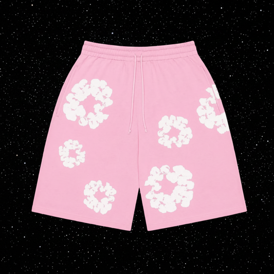 PINK DEMIM SHORTS