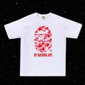WHITE PINK CAMO BAP TEE