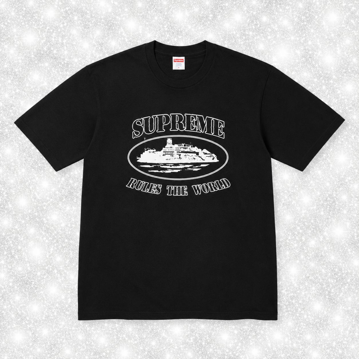BLACK SUP CORT TEE