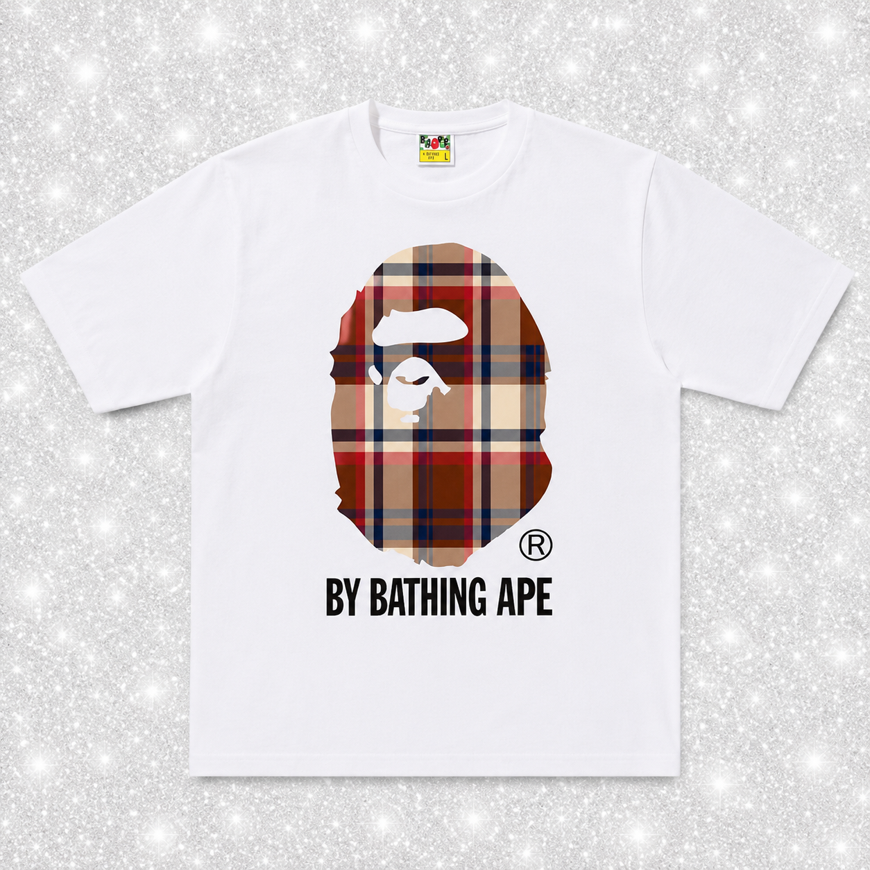 WHITE BURB TEE