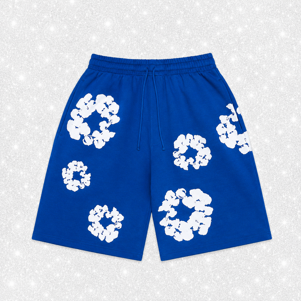 BLUE DENIM SHORTS