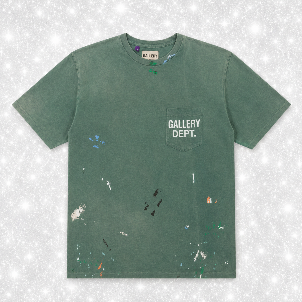 G DEPT GREEN PAINT TEE