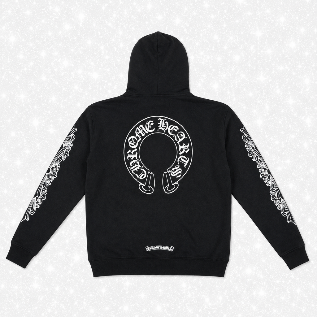 BLACK HORSESHOE ZIP-UP