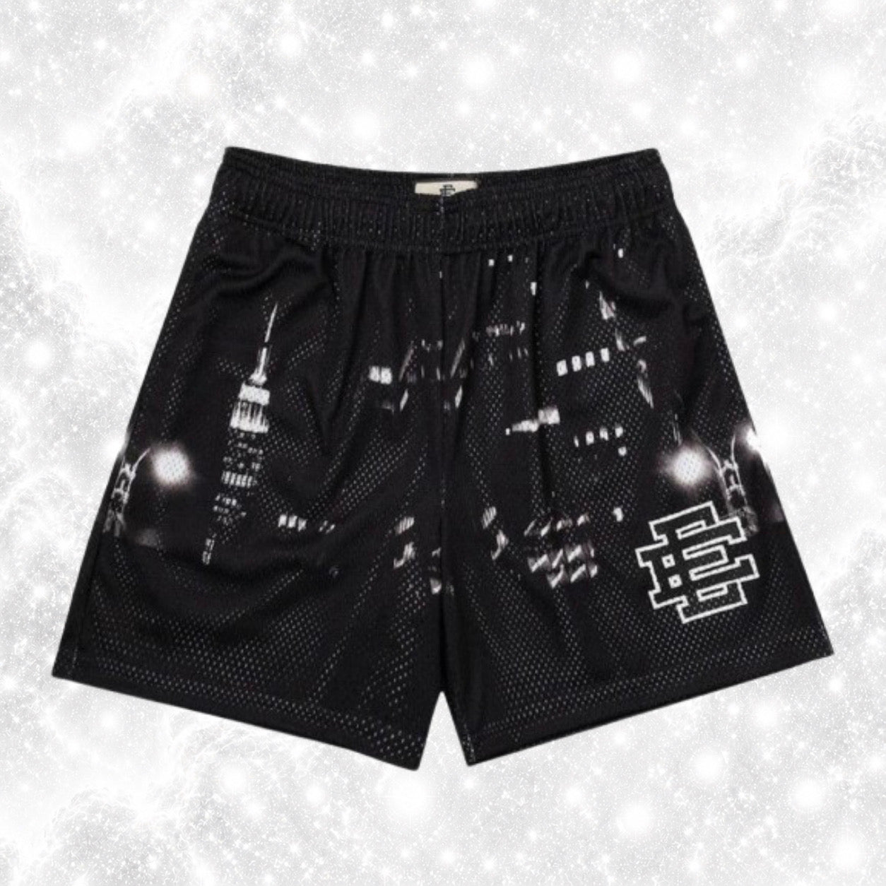 EE BLACK SKYLINE SHORTS