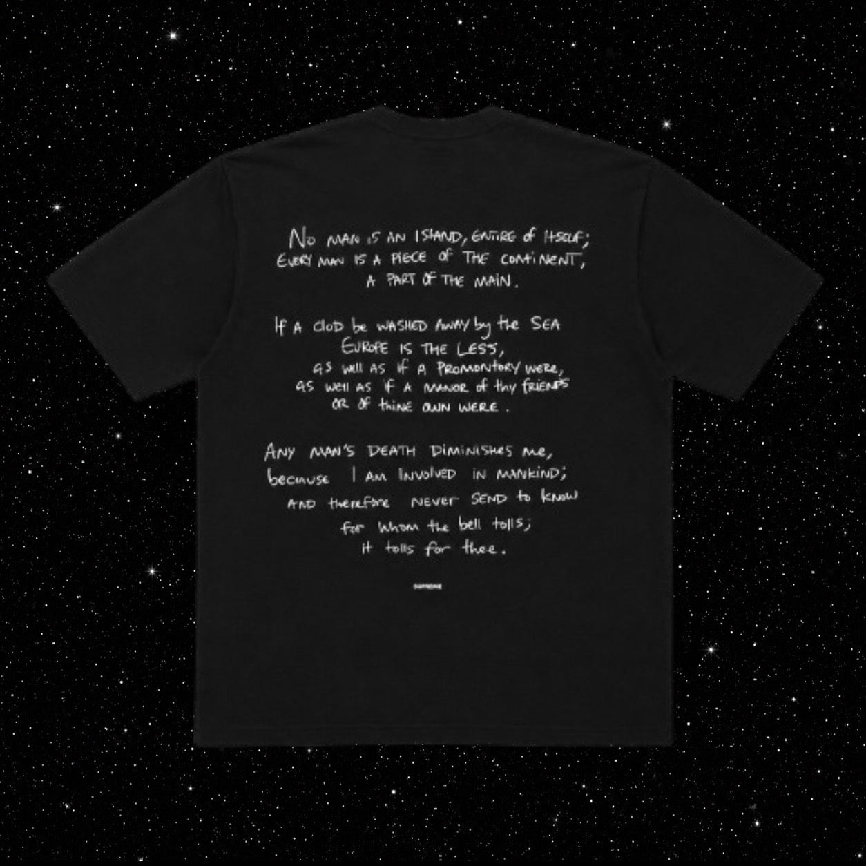 BLACK SUP CORT TEE