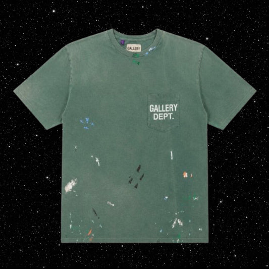 G DEPT GREEN PAINT TEE